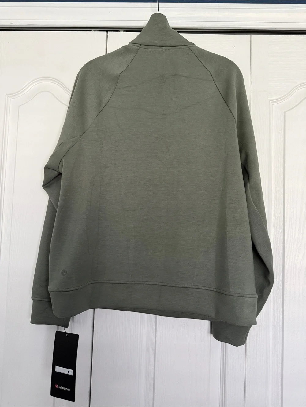 lululemon athletica Men's Smooth Spacer Quarter Zip in Willow Leaf (WILO)